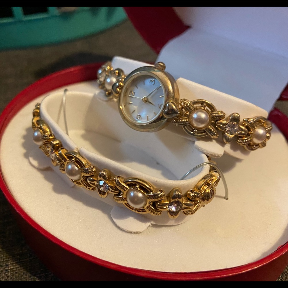 Watch & Matching Bracelet Set